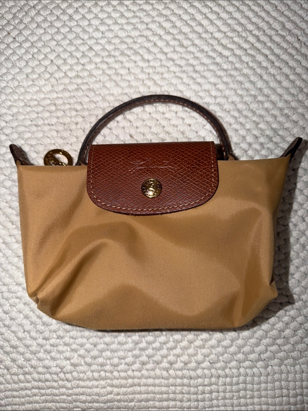 NWOT Longchamp Le Pliage Pouch Handle Bag